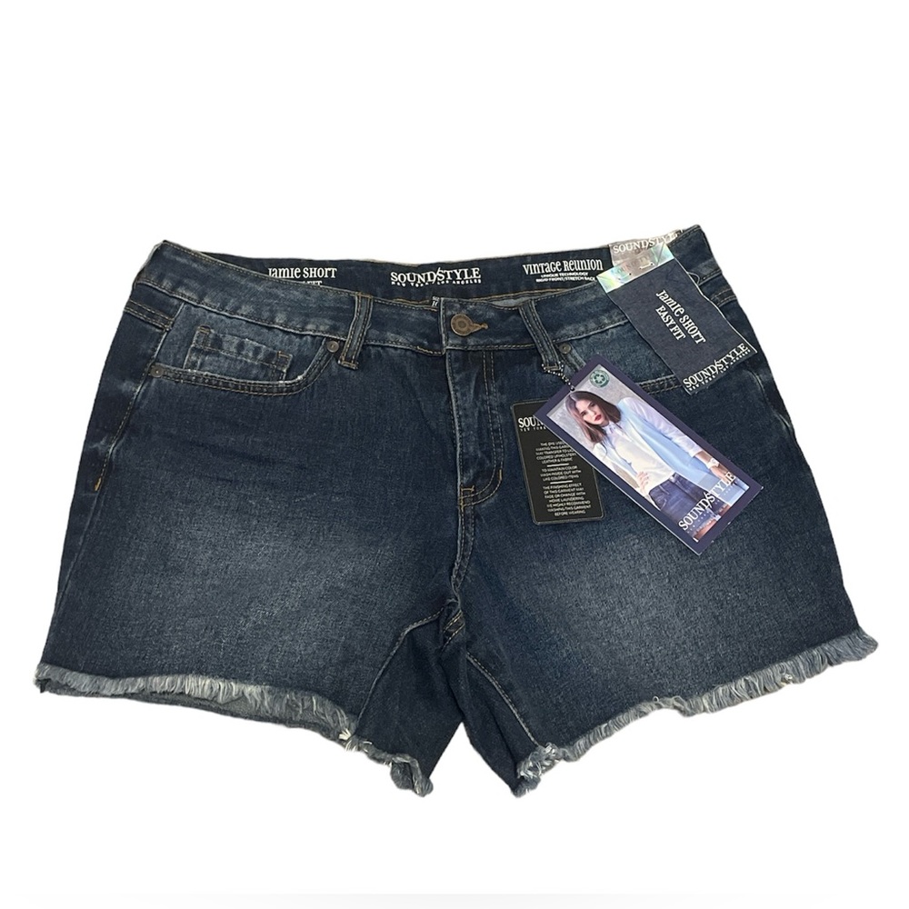 New soundstyle dark denim in Jamie shorts easy fit.
